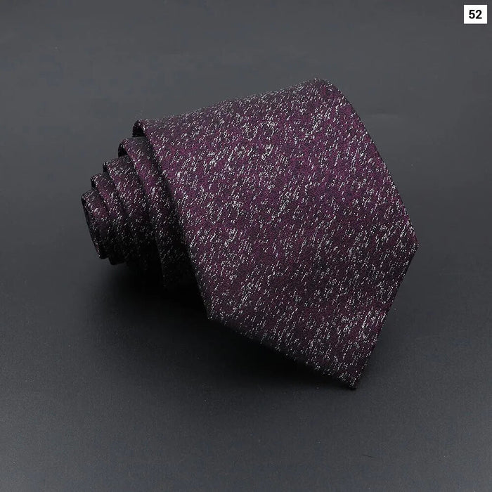 Classic Jacquard Plaid Tie For Business Weddings And Daily Wear