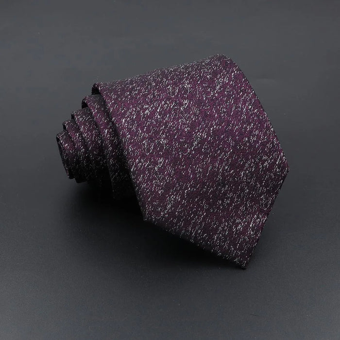 Classic Jacquard Plaid Tie For Business Weddings And Daily Wear