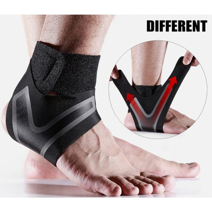 1Pc Sports Compression Ankle Brace For Pain Relief Strap Foot Sprain Injury