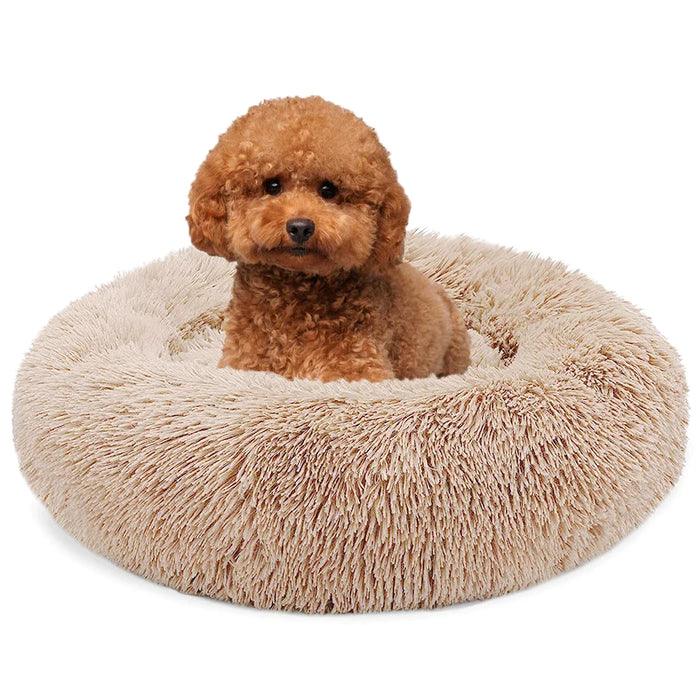 Super Soft Kennel Round Fluffy Warm Sleeping Cushion Mat For Cat Dog