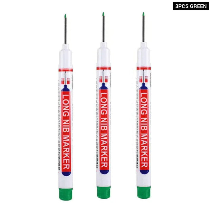 White Permanent Paint Pen Set For Multiple Surfaces 0.7Mm Tip