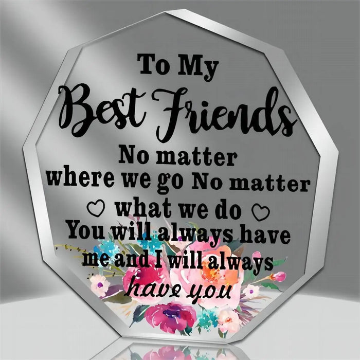 Desktop Decoration Acrylic Good Friends Gift