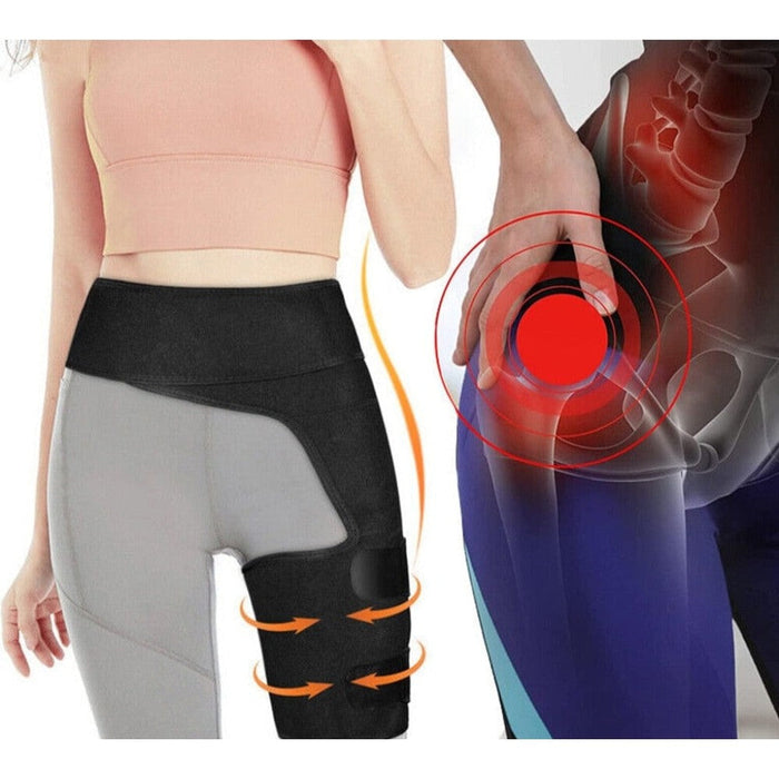 Thigh Hip Compression Brace Joints Groin Protective Belt