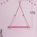 Wooden Pink Shelf For Girls Room Decor