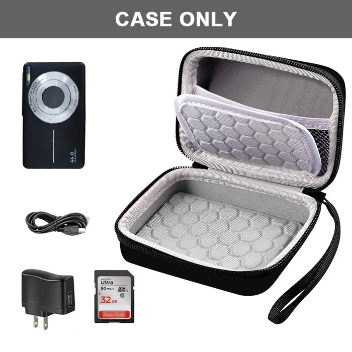 Camera Case For Abergbest/Kodak/Canon 21Mp 2.7 Lcd Rechargeable Hd