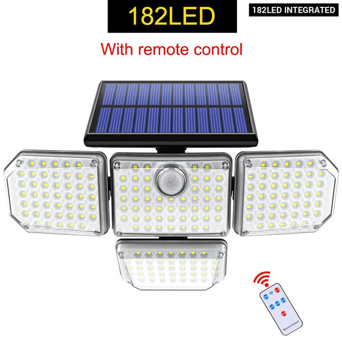 Adjustable Solar Security Flood Light With 3 Modes