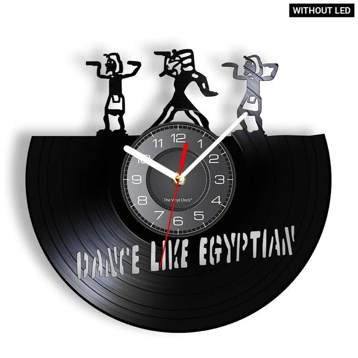 Egyptian Dance Vinyl Record Wall Clock