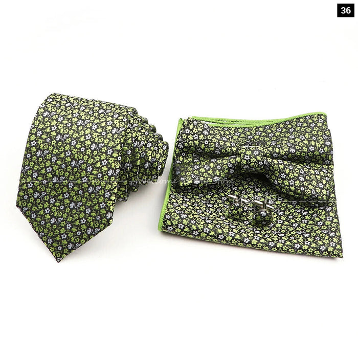 Classic Plant Tie Set For Weddings And Daily Wear