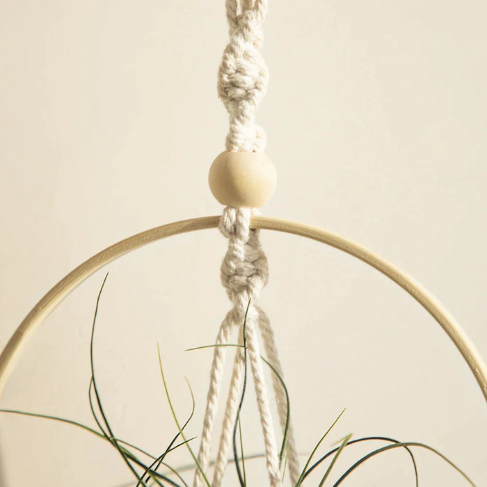 Boho Macrame Hanging Planter For Home Decor