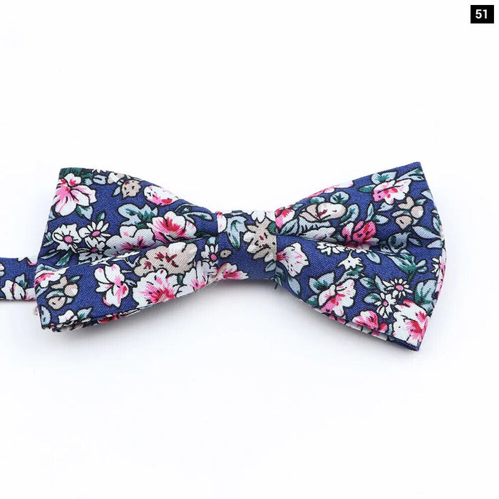 Colourful Floral Bow Ties Fashionable And Fun For Kids