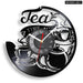 Teapot Vinyl Record Wall Clock