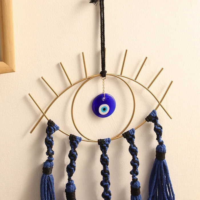 Boho Evil Eye Macrame Dream Catcher