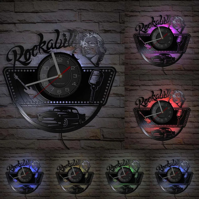 Retro Vinyl Record Wall Clock