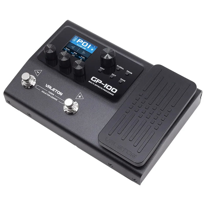 Gp-100 Guitar Multi-Effects Processor Pedal Built In 140 Effects 90S Looping Time Multi Language Expression Guitar Pedal