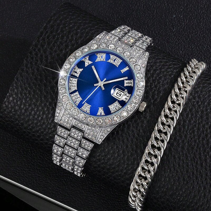 Fashion Men Watches Luxury Mens Watches Calendar Date Simple Fashion Men Wrist Watches Bracelet Clock