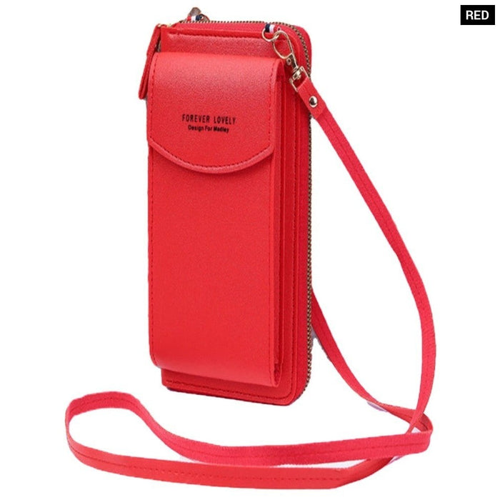 Fashion Single Shoulder Crossbody Cell Phone Bag Mini Versatile Multi Card Position Card Bag Female