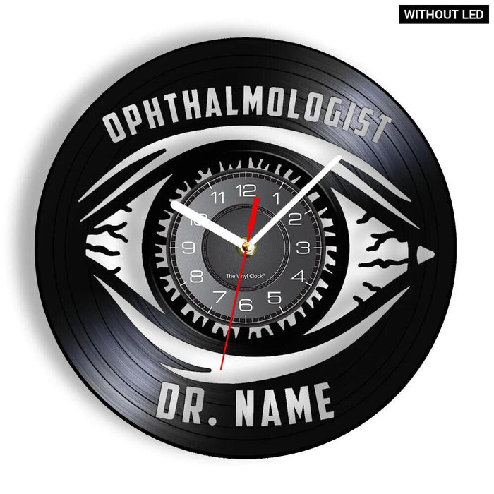 Custom Ophthalmologist Wall Clock