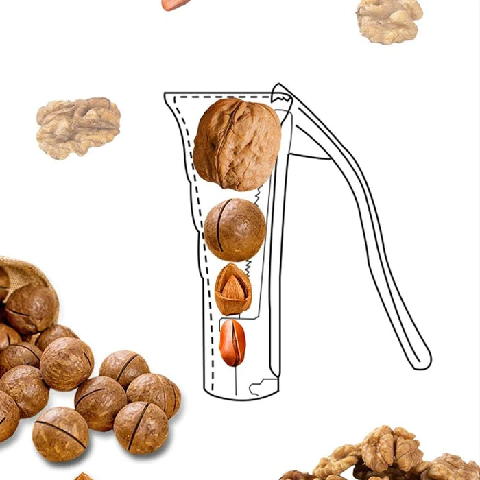 Nut Cracker Pliers With Funnel Shape