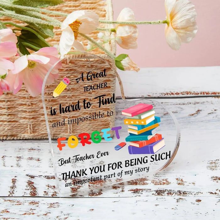 Teacher's Thank You Gift Classroom Decor Plaque