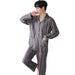 Mens Striped Pajama Set For Winter