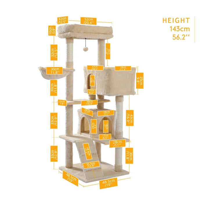 Multi Level Cat Tree Sisal Scratching Posts