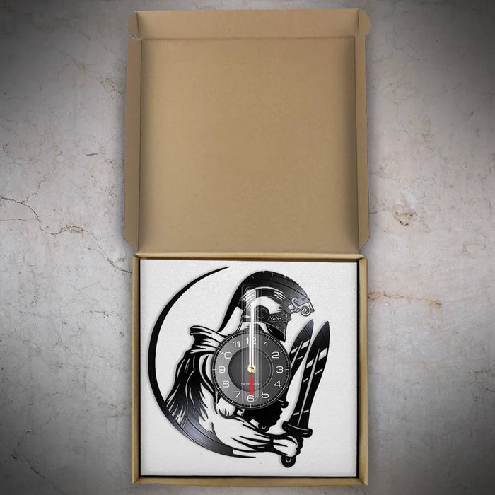 Warrior King Vinyl Record Wall Clock