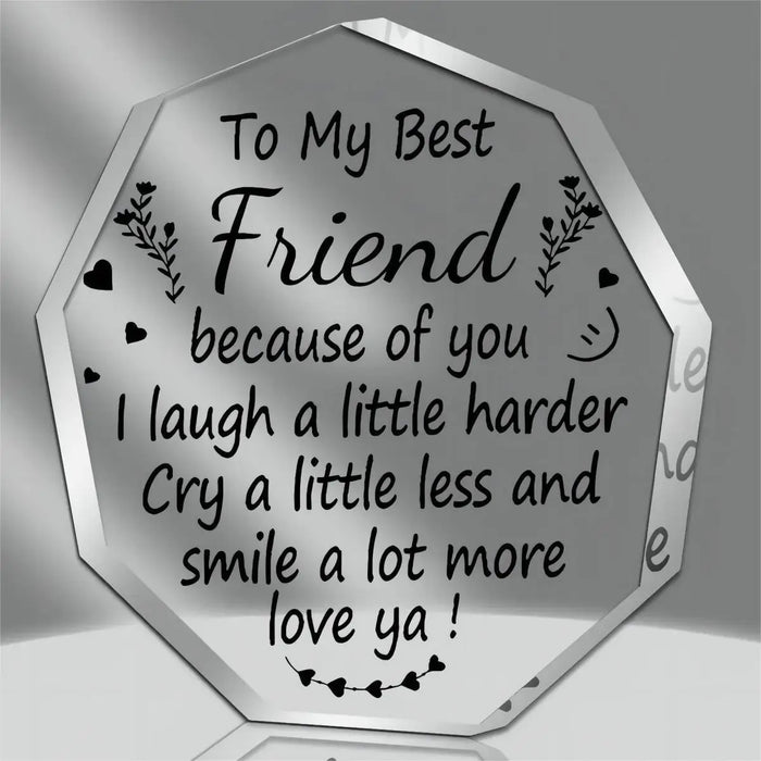 Best Friends' Birthday & Christmas Acrylic Desktop Decoration