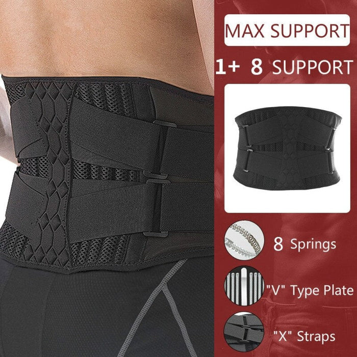 Adjustable Lower Back Waist Brace Body Shaper Gym Belts For Back Pain Relief