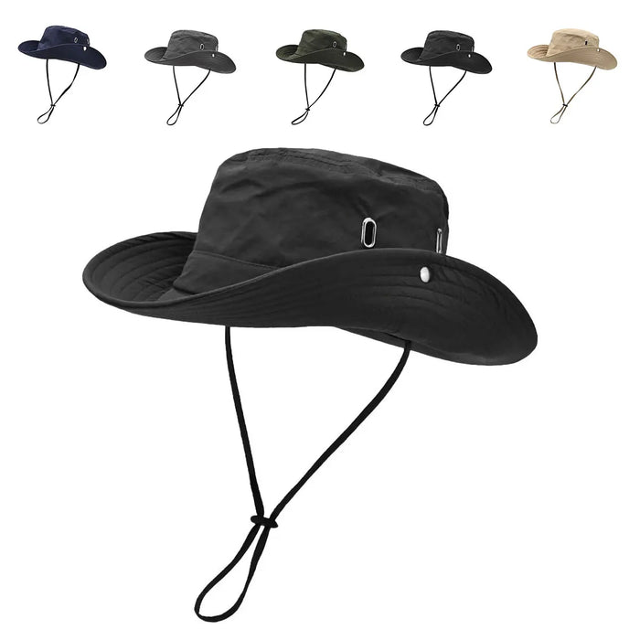 Quick Dry Silver Bucket Hat For Outdoor Adventures