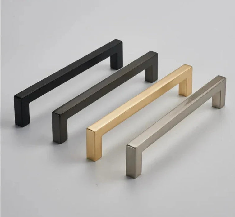 Modern Brushed Zinc Cabinet Handles