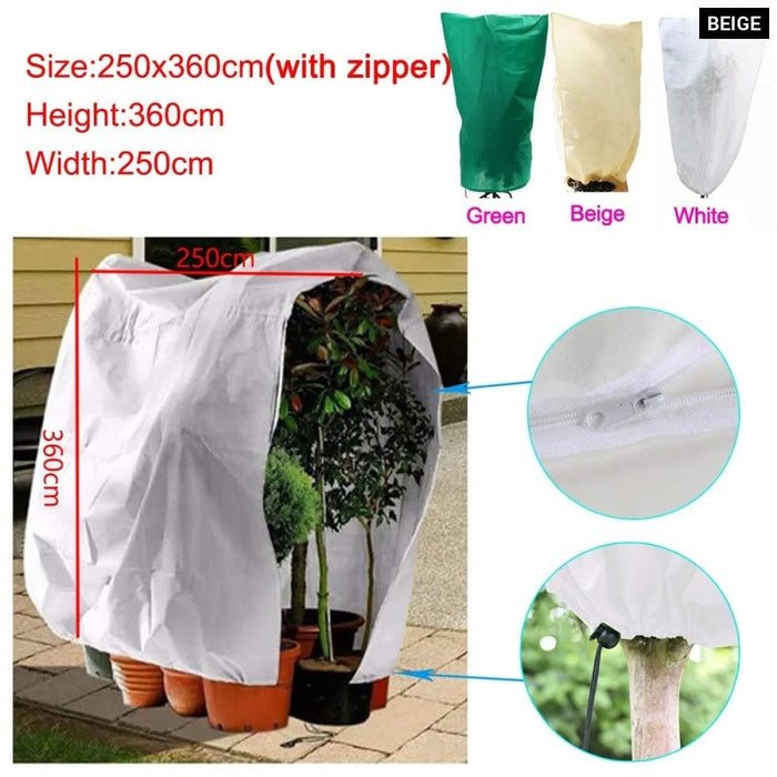 Warm Cover Tree Shrub Plant Protecting Bag Frost Protection Yard Garden Winter Waterbulbs Plant Cover