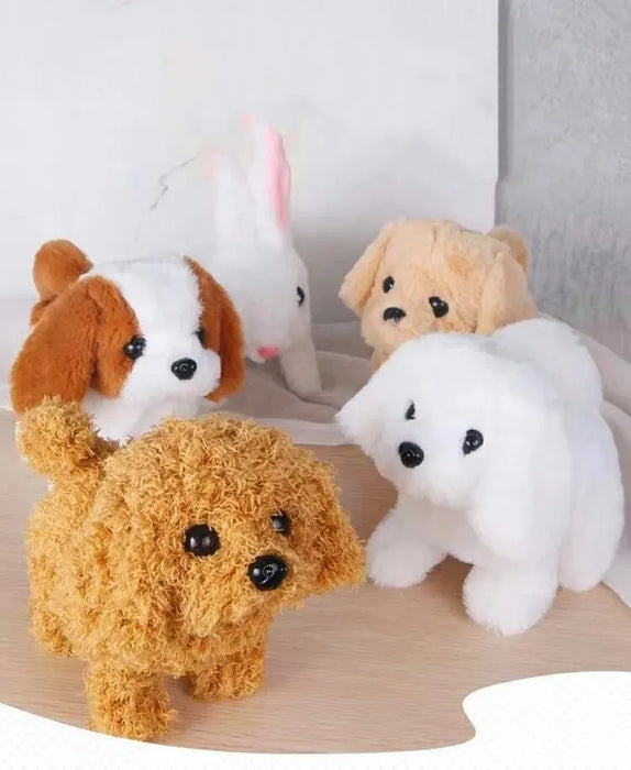 Interactive Plush Robot Dog Toy For Kids