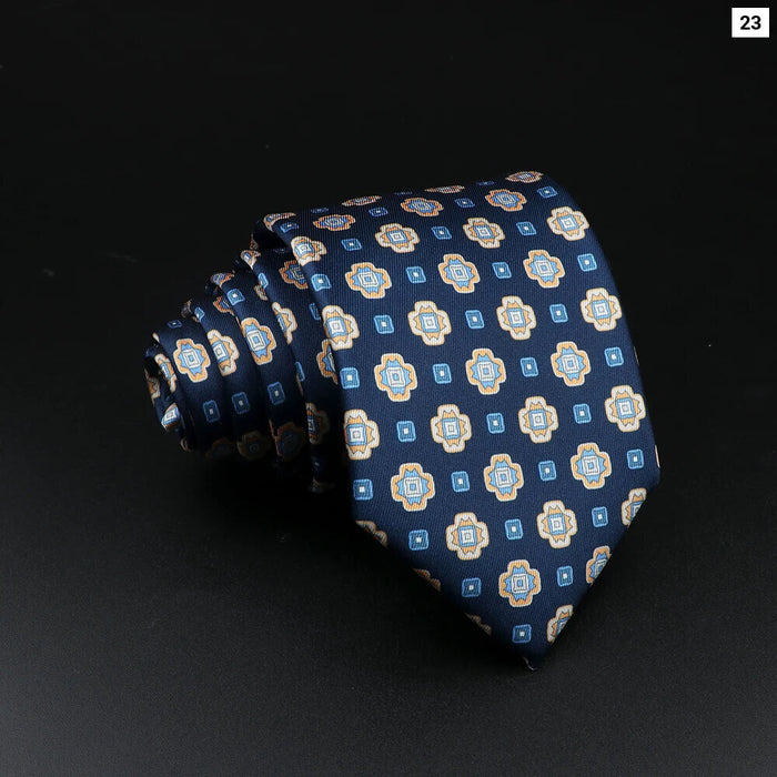 51 Styles Mens Silk Ties Jacquard Striped Plaid Floral 8cm