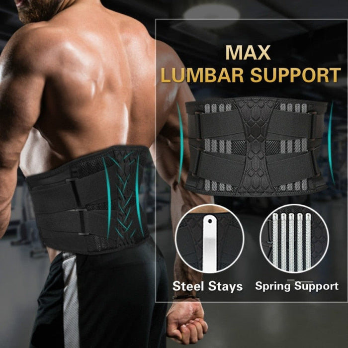 Adjustable Lower Back Waist Brace Body Shaper Gym Belts For Back Pain Relief