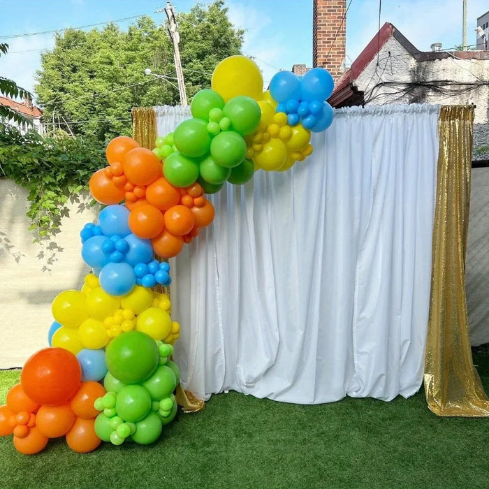 144 Pride Moon Rainbow Birthday Balloon Set For Wedding Party Anniversary Graduation Decoration Theme Festival Decoration