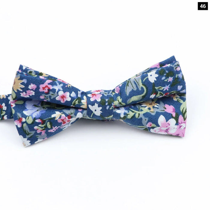 Colourful Floral Bow Ties Fashionable And Fun For Kids