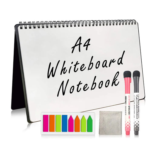 Reusable Whiteboard Notebook With Pen A4 Size Meeting