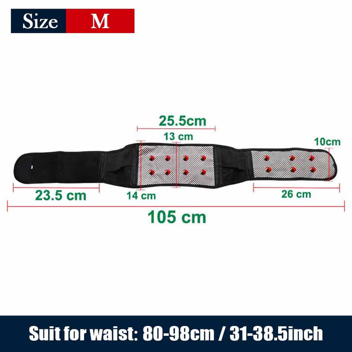 Adjustable Self Heating Magnetic Therapy Lumbar Brace Belt For Working