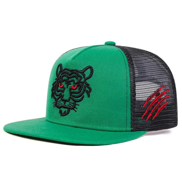 Adjustable Tiger Embroidered Baseball Cap / Hat