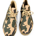 Camouflage Cow Suede Leather Men Desert Boots With Pigskin