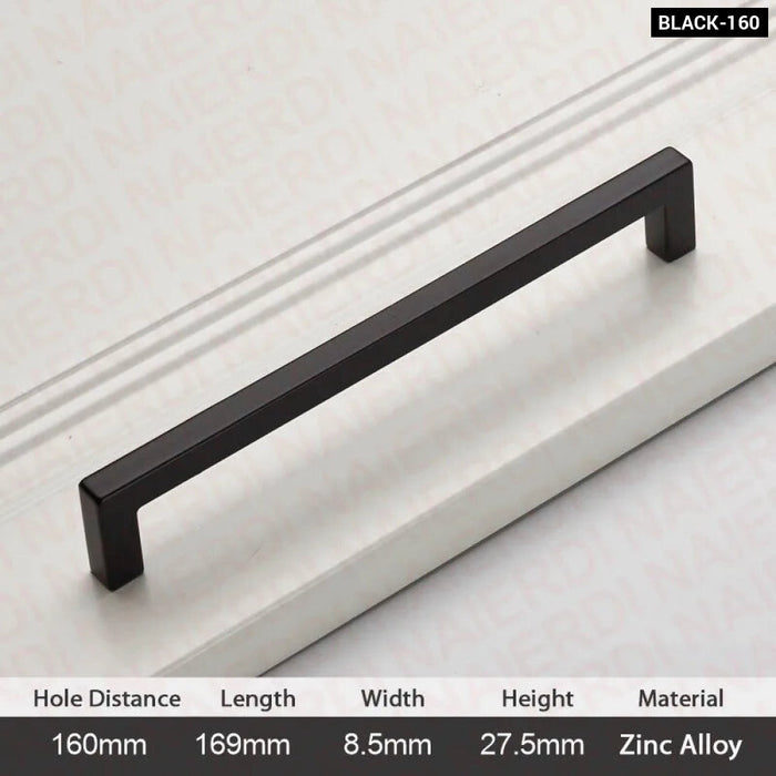 Modern Brushed Zinc Cabinet Handles