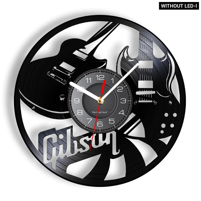 Music Speaks Vinyl Record Wall Clock