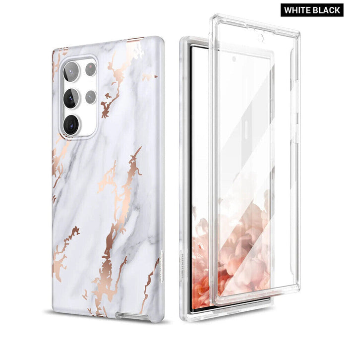 Samsung Galaxy S22 Ultra Case Shockproof Marble Cover