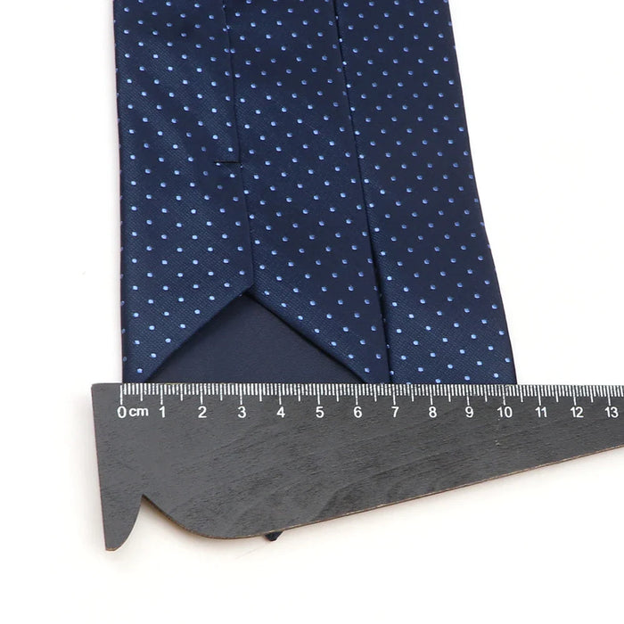 Blue Striped Necktie For Weddings And Parties