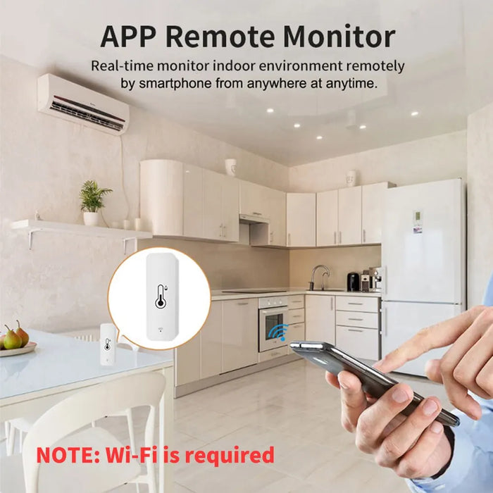 Smart Wifi Temp Humidity Sensor For Home