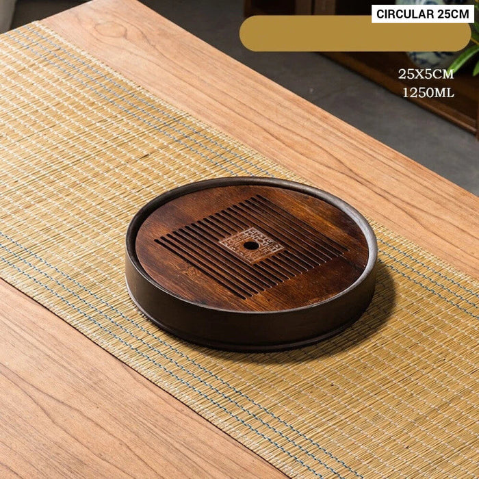 Bamboo Tray For Serving Beverages