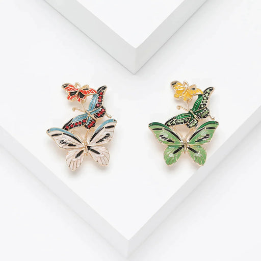 Butterfly Enamel Pin Party Accessory For Women