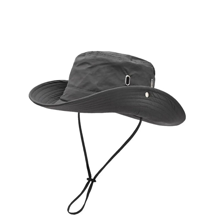 Quick Dry Silver Bucket Hat For Outdoor Adventures