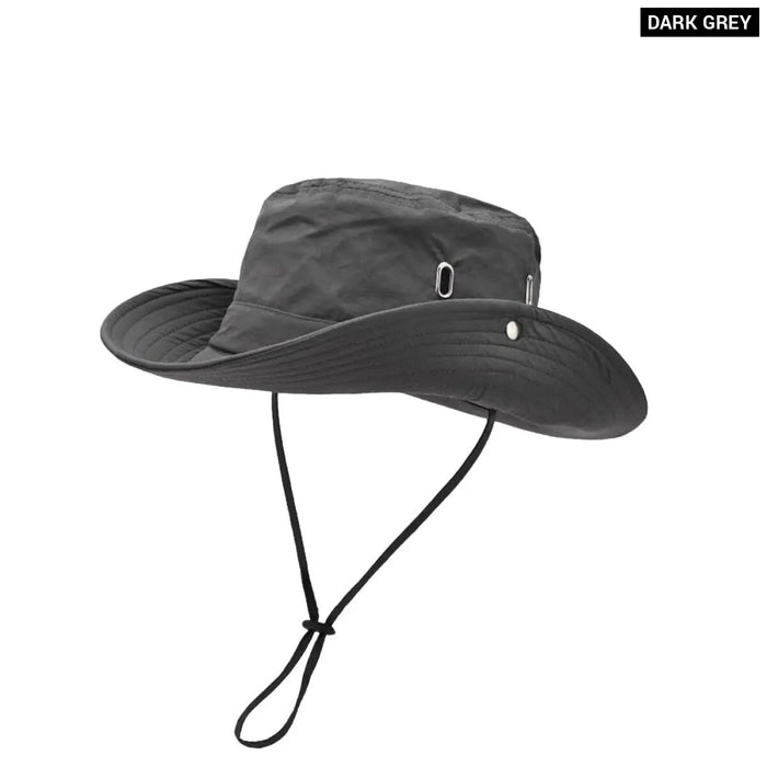 Quick Dry Silver Bucket Hat For Outdoor Adventures