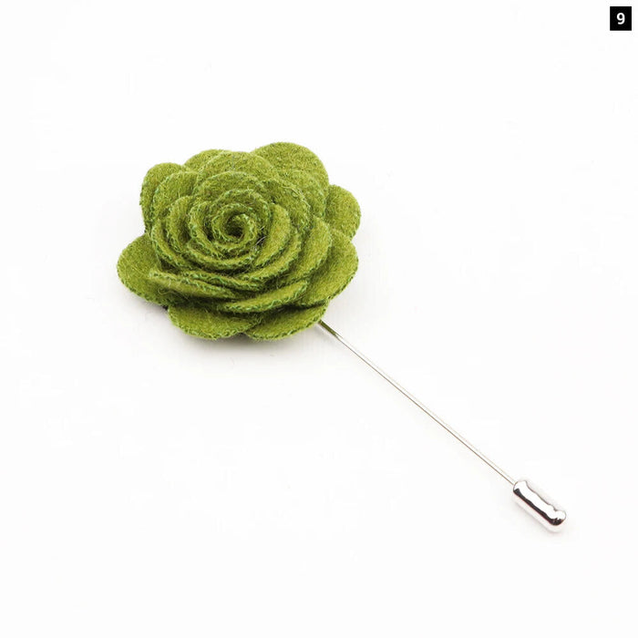 Handmade Romantic Flower Brooch 34 Colours